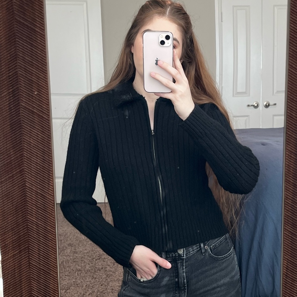 Jones New York Wool Sweater Jacket